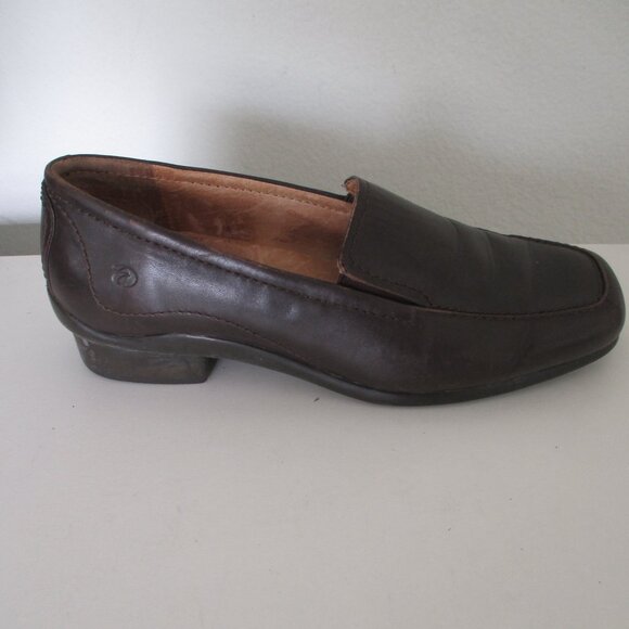 Aravon Womens Brown Leather Loafer Shoe - Size 7.5B - Picture 3 of 8